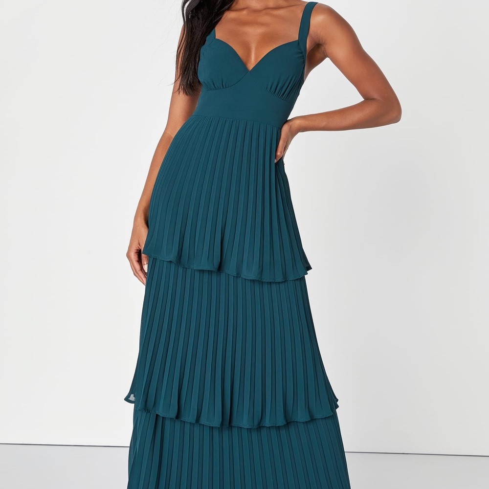 Lulus Luxe Perfection Green Formal Dress